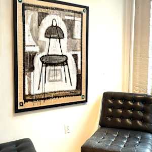 Metal Chair by Susan Morrison-Dyke 