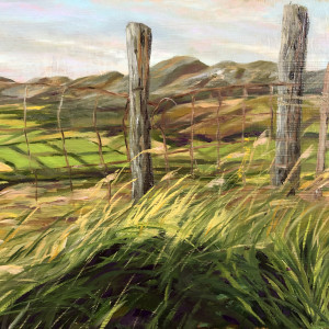 Grids of Green by Margaret Fischer Dukeman 