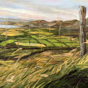 Grids of Green by Margaret Fischer Dukeman 