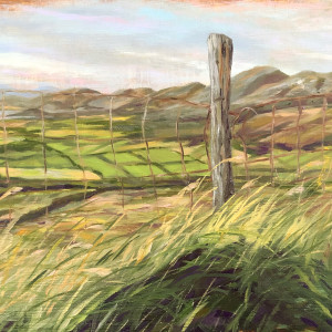 Grids of Green by Margaret Fischer Dukeman 