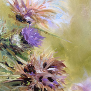 "Scottish Plume Thistle" by Margaret Fischer Dukeman 