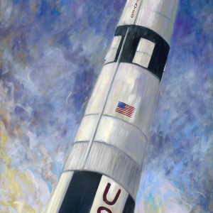 "Saturn V" by Margaret Fischer Dukeman