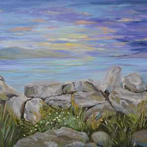 "Soaking in the Silence" by Margaret Fischer Dukeman, Image 1.