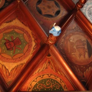 Restoration of the historic ceilings at Los Angeles Park Plaza Hotel by iLia Fresco 