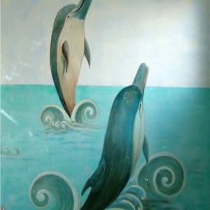 Dolphin Fresco Installation by iLia Fresco 