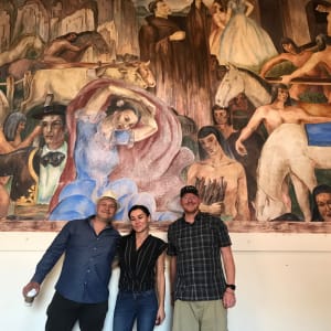 Ramona Bowl Buon Fresco by Milford Zornes Restoration by iLia Fresco 