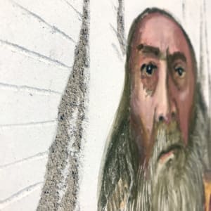 St. Innocent of Alaska - Sgraffito Fresco Icon by iLia Fresco 