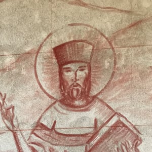 Sinopia for Saint Innocent & Saint Jacob Netsvetov Fresco by iLia Fresco  Image: Saint Jacob Netsvetov - Sinopia