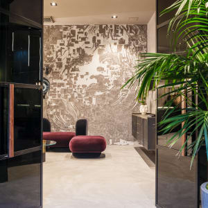 Brigitte - Sgraffito Installation by iLia Fresco 