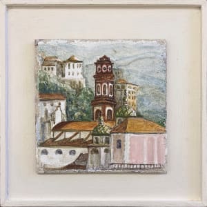 Atrani Village Fresco – study on marble intonaco for Canaan Builders Fresco by iLia Fresco