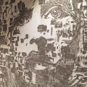 Brigitte - Sgraffito Installation by iLia Fresco 