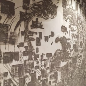 Brigitte - Sgraffito Installation by iLia Fresco 