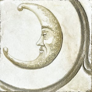 The Crescent Moon – Fresco Fragment by iLia Fresco 