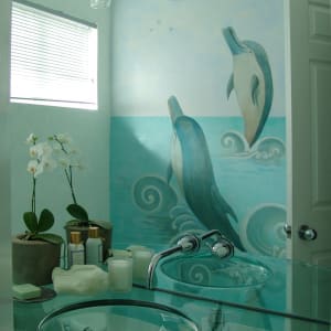 Dolphin Fresco Installation by iLia Fresco 