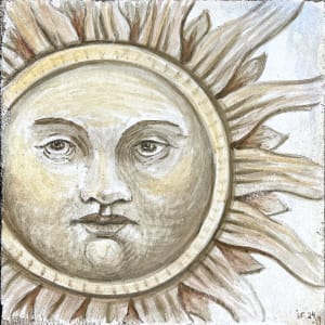 The Sun – Fresco Fragment by iLia Fresco 