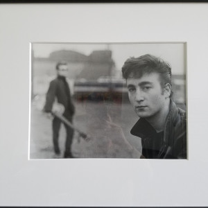 Hamburg Photo - Astrid Kirchherr print signed/numbered by John Lennon