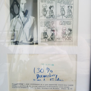 Doonesbury press piece by Garry Trudeau, Image 1.