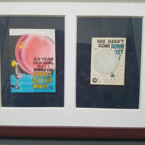 Topps Crazy Cards - original art by Wally Wood