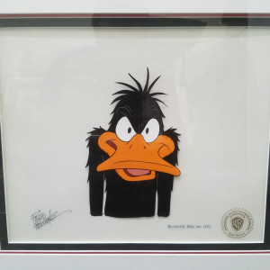 Daffy Duck cel by Fritz Freleng