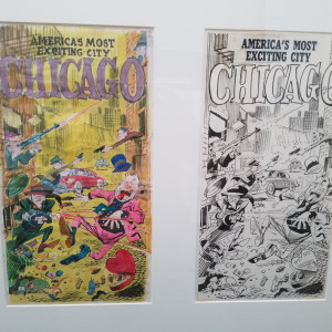 Topps Funny Travel Posters - original art by Jack Davis