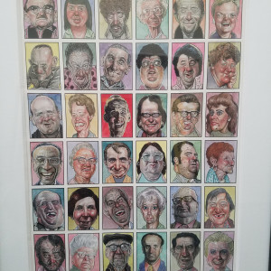 Beauties & Cuties -  s&n proof sheet  #82 and #48 by Drew Friedman