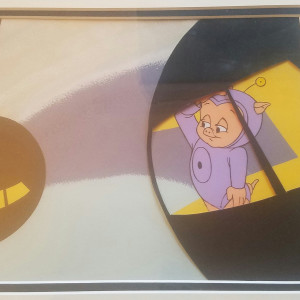 Porky Pig Production Cel Setup by Warner Bros. Animation
