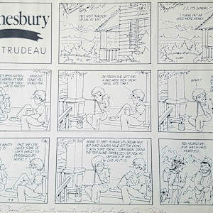 Doonesbury Sunday strip  by Garry Trudeau, Image 1.