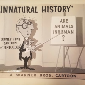 'Unnatural History' - lobby card artwork (1959) by Warner Bros. Animation
