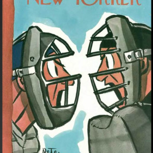 New Yorker cover painting (1951) by Peter Arno 