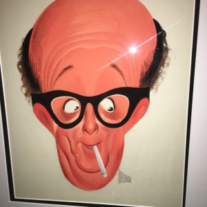 Phil Silvers - TV Guide cover painting  (1957) by Al Hirschfeld