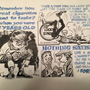 3 different 'Nutty Ads' (1960's) by Wally Wood 