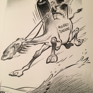 10 Different Karl Hubenthal editorial cartoons (1950's-70's) by Karl Hubenthal 