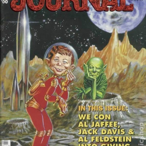 Comics Journal #225 - cover painting (2000) by Kelly Freas 