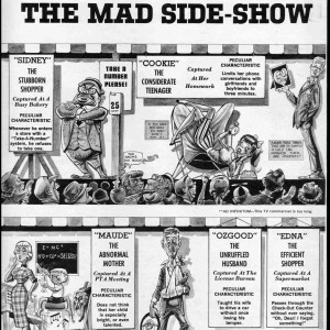 The Mad Side Show of Modern Freaks - Mad #59 (1960) by Dave Berg 