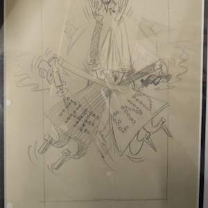 Spy vs Spy - end page Sketch from 1st paperback (1965) by Antonio Prohias