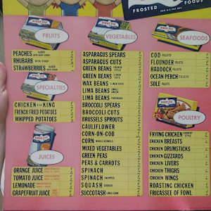 Birds Eye Frosted Foods - frozen food advertisement