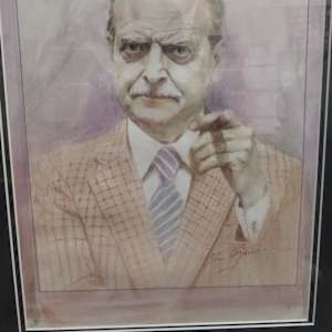 Portrait of a man with a cigar by Tom Bjarnason