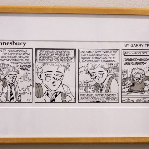 Doonesbury daily strip by Garry Trudeau