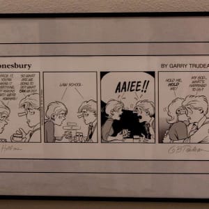 Doonesbury daily strip by Garry Trudeau
