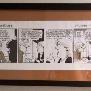 Doonesbury daily strip by Garry Trudeau