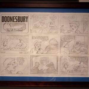 Doonesbury Sunday strip - pencils  by Garry  Trudeau