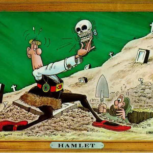 Hamlet - bonus from Mad Super Special #17 (1975) by Don Martin 