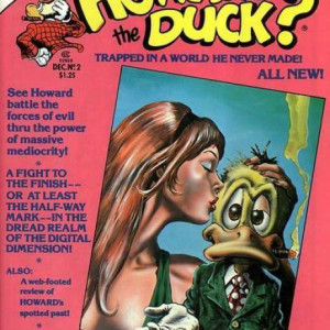 Howard the Duck Magazine #2 cover by Val Mayerik 