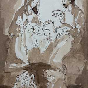 We Love Baby Jesus by Lovetta Reyes-Cairo Fine Art