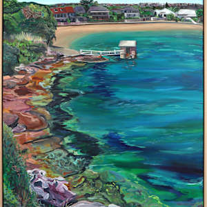 Reflections by the Jetty by Rachel Rae