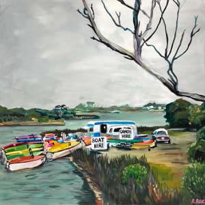 Boat Hire - Anglesea River by Rachel Rae