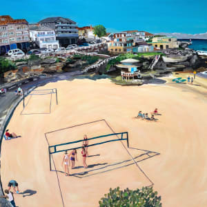 Tamarama Beach Volleyball by Rachel Rae