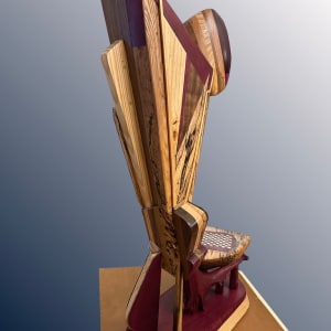 Purple Heart Wood Nymph Gamester by Charles Wright  Image: Purple Heart Wood Nymph Gamester 1