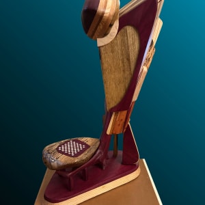 Purple Heart Wood Nymph Gamester by Charles Wright  Image: Purple Heart Wood Nymph Gamester 4