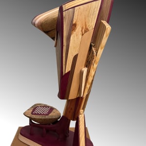 Purple Heart Wood Nymph Gamester by Charles Wright  Image: Purple Heart Wood Nymph Gamester 3